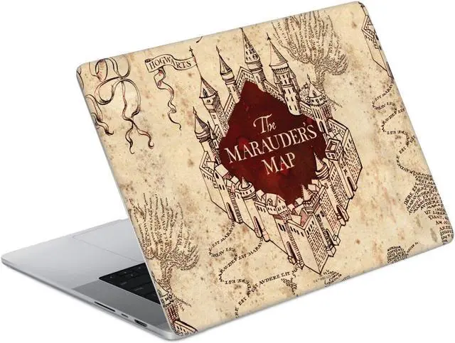 Main image of Head Case Designs Officially Licensed Harry Potter The Marauder's Map Graphics Vinyl Sticker Skin Decal Cover Compatible with MacBook Pro 14" A2442