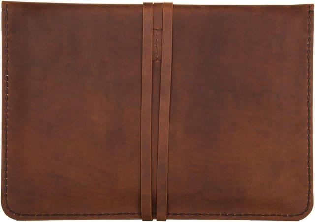 Alt view image 2 of 5 - hecho. Top-Grain Leather Case for iPad Pro 13, iPad Air 13 & iPad Pro 12.9 M1/M2 with Pencil Holder - Handmade & Fair (iPad Pro Sleeve Cover Bag Skin) - Pablo