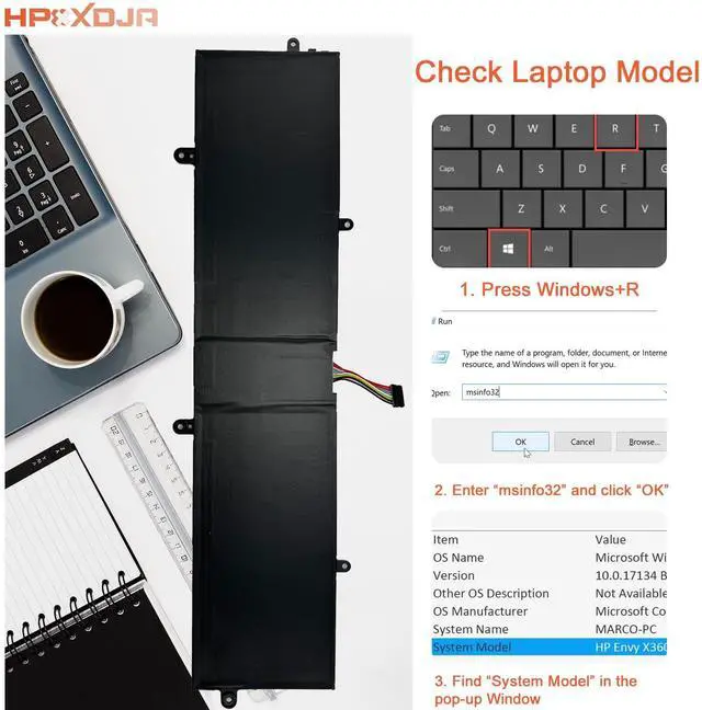 Alt view image 5 of 5 - HPXXDJA L17C4PB1 Laptop Battery Replacement for Lenovo IdeaPad 720S-15IKB 720S Touch-15IKB V730-15 V730-15-IFI V730-15-ISE 720S-15IKB Series 4 5B10P35082 5B10P35083 5B10P35082 L17M4PB1