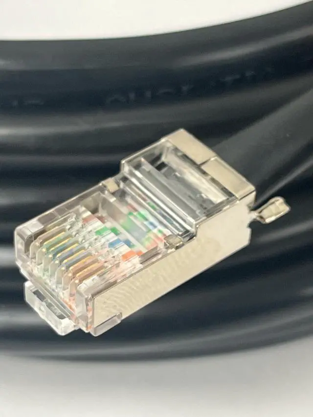 Alt view image 3 of 4 - JEFA Tech 100 Feet Outdoor Rated Shielded Cat6 Ethernet Cable with TOUGHCable Connectors, Non-Booted, UV Protected, Direct Burial, ESD Protected, POE, 23AWG Solid Copper