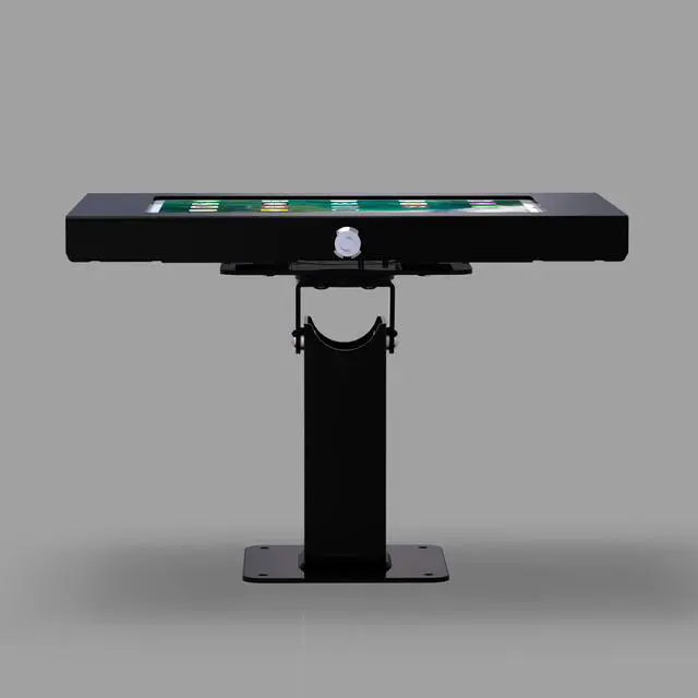 Alt view image 4 of 5 - TABcare Anti-Theft Security Metal Case for Samsung Galaxy TAB A7 Lite 8.7" with 360 Swivel & 180 Tilting Mount Configured as Desktop Stand or Wall Mount(Black)