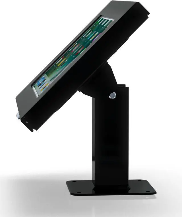 Alt view image 3 of 5 - TABcare Anti-Theft Security Metal Case for Samsung Galaxy TAB A7 Lite 8.7" with 360 Swivel & 180 Tilting Mount Configured as Desktop Stand or Wall Mount(Black)