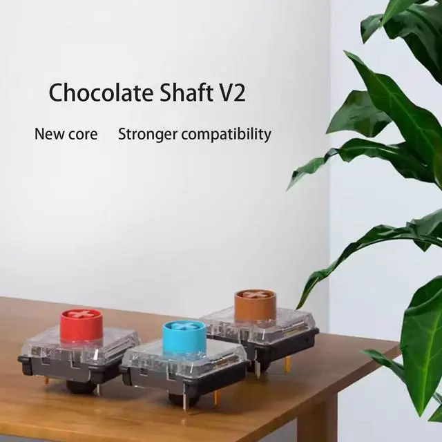 Alt view image 5 of 5 - Kailh Choc V2 Low Profile Switch Blue Clicky, 4-Pin 50gf RGB SMD Gaming Mechanical Keyboard Switch (Choc Blue 90pcs)