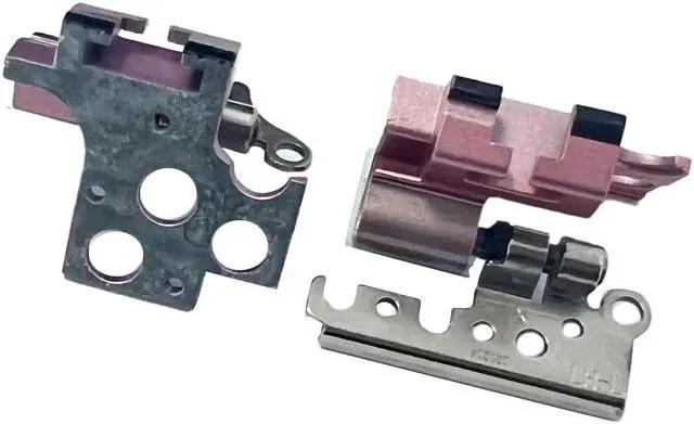 Alt view image 3 of 4 - JINTAI Pink L&R Left & Right LCD Screen Hinge Bracket Pair Kit Set Arm Replacement for MSI MS-14C1 MS-14C2 MS-14C4 MS-14C5