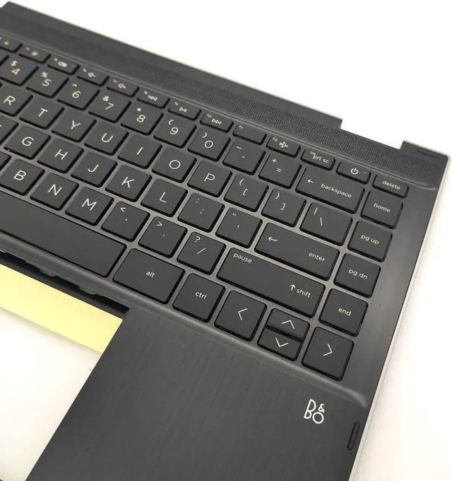 Alt view image 3 of 5 - Jxjslp Replacement Upper Case Palmrest for HP Pavilion X360 14-DW 14T-DW Series Laptop Top Cover Keyboard Assembly L96526-001 L96524-001 6070B1744903