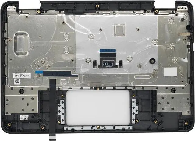 Alt view image 2 of 5 - Jxjslp Replacement Upper Case Palmrest for DELL Chromebook 11 3100 11.6'' Series Laptop with Keyboard Assembly Non-Touchpad 9X8D7 09X8D7 AP2FH000400