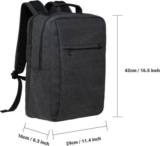 Alt view image 2 of 5 - KAUKKO Large Travel Backpack Set -17.8L Multifunctional Backpack with 15.6-Inch Laptop Compartment, Durable Design, 26.6L Waterproof Carry-on Bag, Flight Approved BLACK