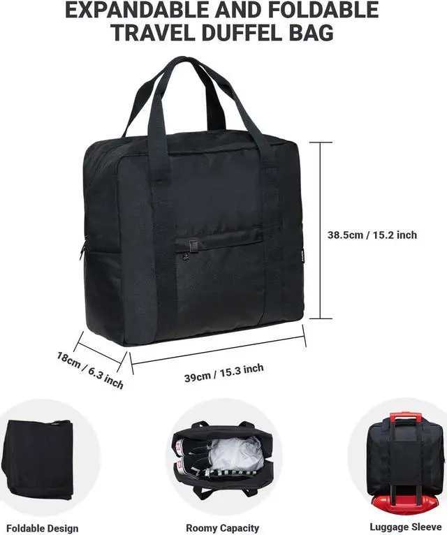 Alt view image 3 of 5 - KAUKKO Large Travel Backpack Set -17.8L Multifunctional Backpack with 15.6-Inch Laptop Compartment, Durable Design, 26.6L Waterproof Carry-on Bag, Flight Approved BLACK