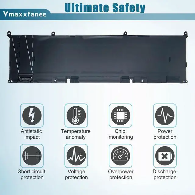 Alt view image 4 of 5 - Vmaxxfanee 8FCTC Battery Replacement for Dell Alienware M15 R3 R4 R5 R6 R7 M17 R3 Precision 5550 5560 5570 XPS 15 9500 9510 G15 5520 5510 Inspiron 5620 7510 7610 Vostro 7510 7620 Series SB10T83121