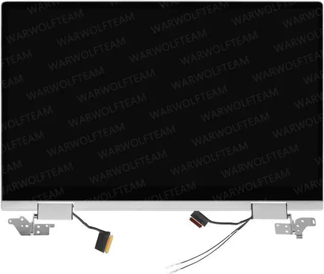 Alt view image 2 of 5 - WARWOLFTEAM Replacement Cover Cable Hinges Full Top Assembly LED Compatible with HP Envy X360 15-ED 15-ED1031NR 15-ED1052MS LCD Screen Digitizer Assembly 15.6in FHD L93180-001(Silver)