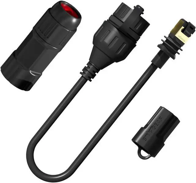 Main image of Klutchtech for Starlink Ethernet Adapter Gen 3/ for Starlink Mini, for Starlink Mini Cable SPX to RJ45 Adapter for Starlink Standard V3/Mini Dish and Router Black (1PCS)