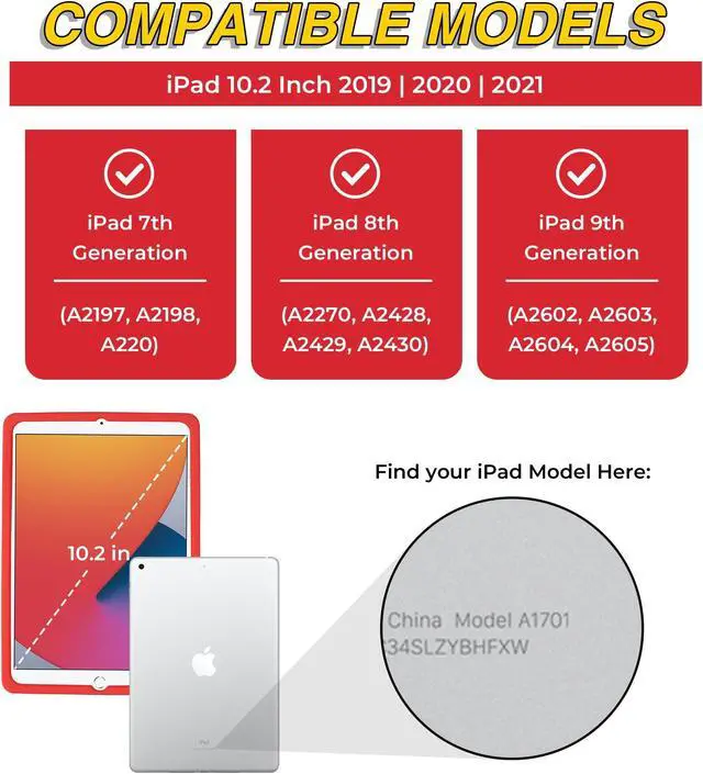 Alt view image 2 of 5 - Sonic Kids Case for iPad - 9th Generation iPad, iPad 8th Generation, iPad 7th Generation Case - 10.2 Case 2019/2020/2021 - Tablet Cover with Stand, Shockproof Silicone Protector