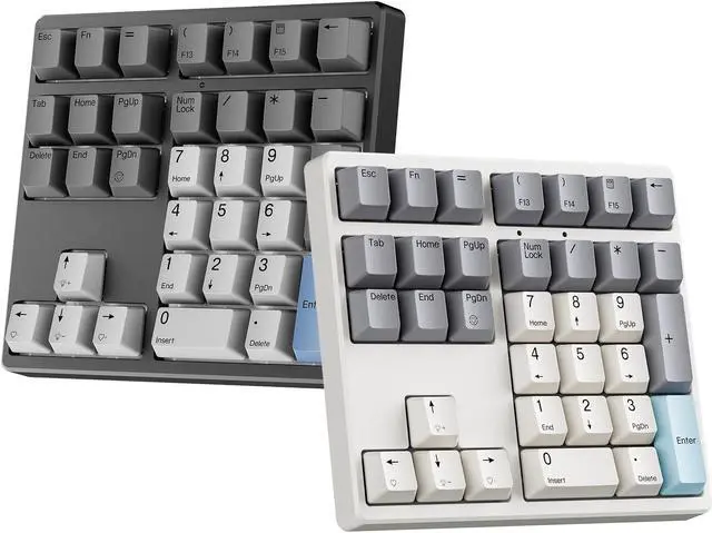 Main image of Kisnt 34 Keys Mechanical Number Pad Brown Switch& 34Keys Wireless Number Pad