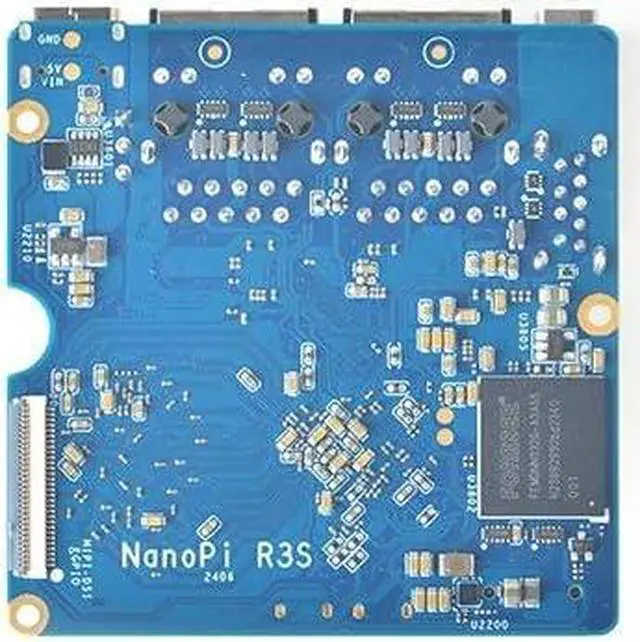Alt view image 4 of 5 - FriendlyElec NanoPi R3S Mini Router OpenWRT, 2GB LPDDR4X RAM 32GB eMMC, with Dual-Gbps Ethernet for Smart Home Office Gateway IoT NAS Applications, Support Debian Ubuntu OS (2+32GB Bare Board)