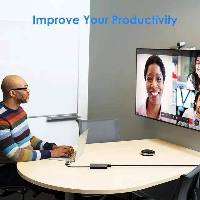 Alt view image 3 of 4 - WAVLINK USB 3.0 or USB C to Dual HDMI Splitter Extended Display for Dual Monitor, Displaylink Adapter Dual HDMI 4K 60Hz for Apple Mac M1/M2/M3 or Windows 10/11, USB A/C to HDMI 4K Output