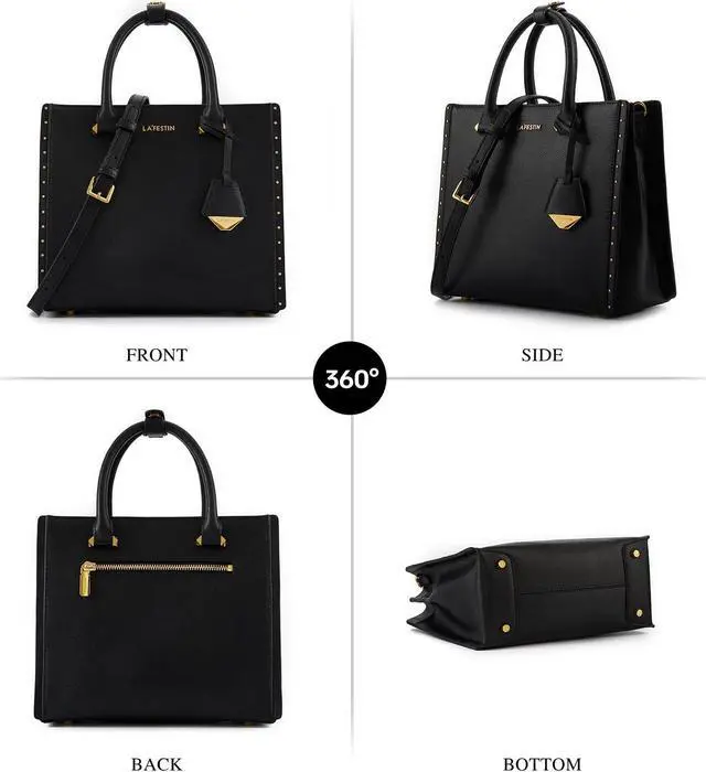 Alt view image 4 of 5 - LA FESTIN Top Handle Bag Work Laptop Tote and Satchel Purse Women's Crossbody Handbags with Strap
