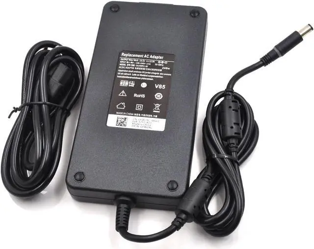 Main image of 240W 180W 19.5V 12.3A AC Adapter Laptop Charger Replacement for Dell Alienware 13 15 17 R1 R2 R3 R4 R5 M17 M15 M11X M14X M17X M18X G3 G5 G7 Precision 7710 7730 7540 7520 M6500 M6600 with Power Cord