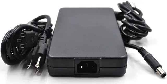 Alt view image 5 of 5 - 240W 180W 19.5V 12.3A AC Adapter Laptop Charger Replacement for Dell Alienware 13 15 17 R1 R2 R3 R4 R5 M17 M15 M11X M14X M17X M18X G3 G5 G7 Precision 7710 7730 7540 7520 M6500 M6600 with Power Cord