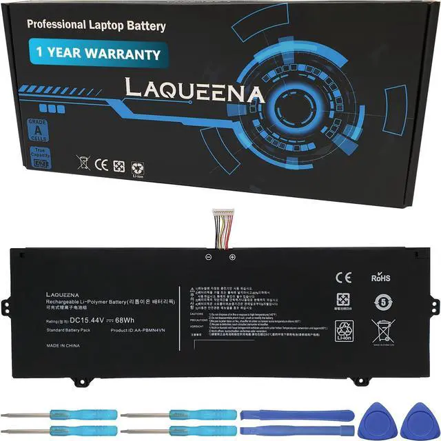 Main image of LAQUEENA AA-PBMN4VN Laptop Battery Compatible with Samsung Galaxy Book Pro 360 15 15.6" NP950XDB NP950XDB-KB1US NP950XDB-KA1US KC3US NP950XDB-KC5US NP950QDB NP950QED -KB1US NP950QDB-KB1US