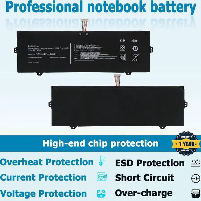 Alt view image 4 of 5 - LAQUEENA AA-PBMN4VN Laptop Battery Compatible with Samsung Galaxy Book Pro 360 15 15.6" NP950XDB NP950XDB-KB1US NP950XDB-KA1US KC3US NP950XDB-KC5US NP950QDB NP950QED -KB1US NP950QDB-KB1US