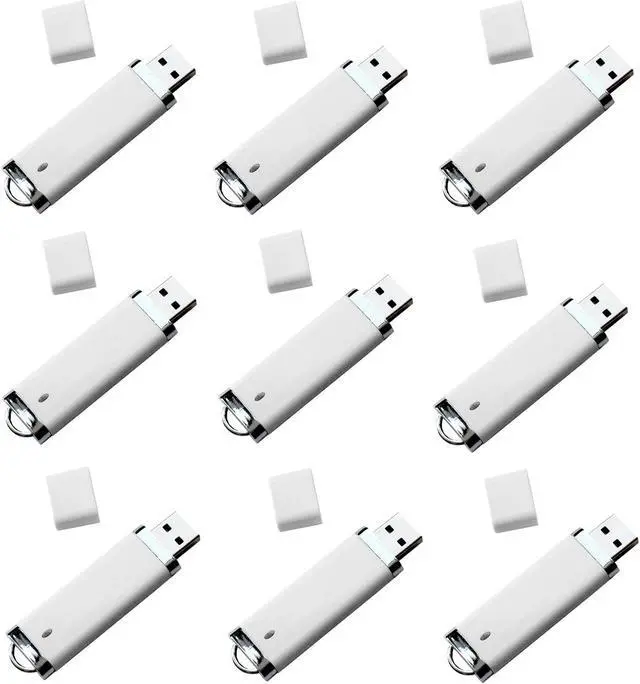 Main image of lcwamy USB 512MB Thumb Drive 100 Pack 512MB Flash Drives 100 Pack USB Drive 512MB USB Flash Drive 100 Pack USB Jump Drive USB Flash Drives(White, No Logo)