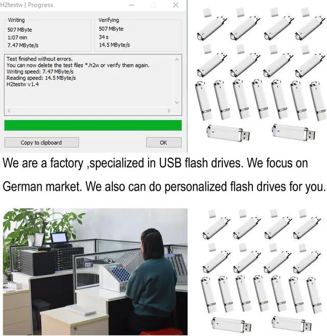 Alt view image 3 of 4 - lcwamy USB 512MB Thumb Drive 100 Pack 512MB Flash Drives 100 Pack USB Drive 512MB USB Flash Drive 100 Pack USB Jump Drive USB Flash Drives(White, No Logo)
