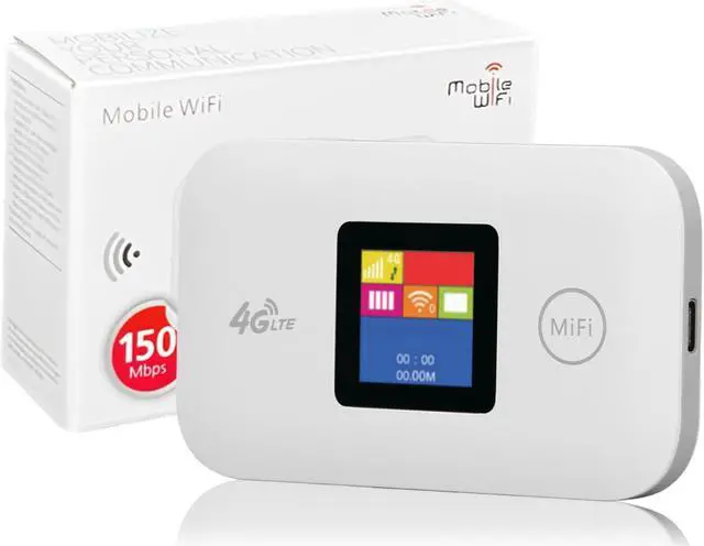 Main image of 4G Mobile Wi Fi Hotspot, 4G Unlocked Internet Router Devices with SIM Card Solt, 150Mbps Travel Wi Fi Router, Support for Asia, Africa, Europe, B1 B3 B7 B8 B20 B38 40 41