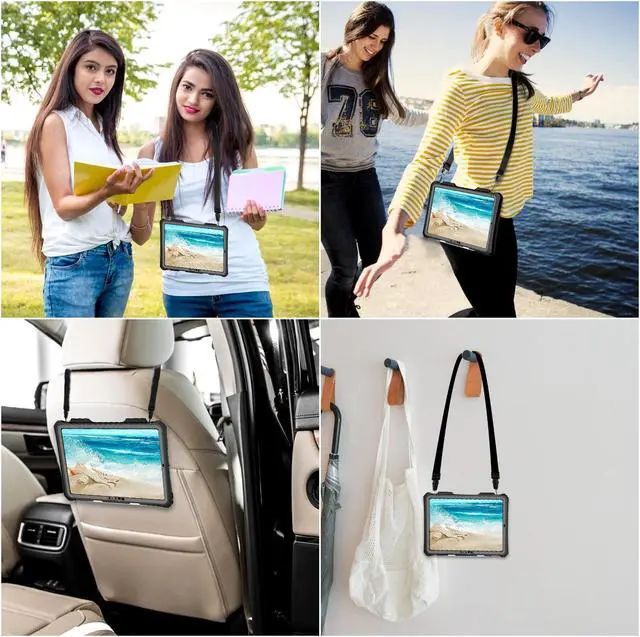 Alt view image 5 of 5 - MRUOZRUI Ultimate Protection Compatible with iPad Pro 11 2024 Released 11 Inch - Waterproof, Shockproof, and Dustproof Case Ages and Activities (Black)