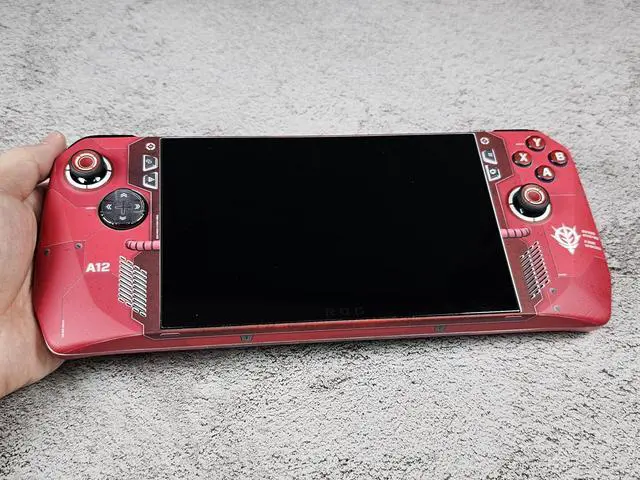 Alt view image 2 of 5 - ROG Ally 1st Generation Matte Skin, MS-06S Red Zaku II Edition, Full Wrapping Matte Vinyl Skin for ROG Ally 1st Generation (Designed by POP SKIN)