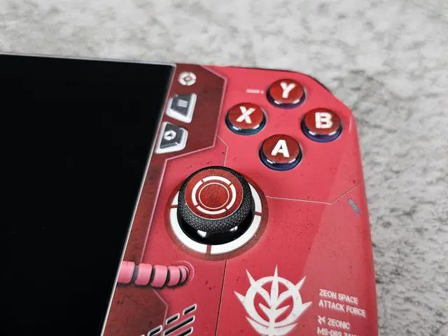 Alt view image 4 of 5 - ROG Ally 1st Generation Matte Skin, MS-06S Red Zaku II Edition, Full Wrapping Matte Vinyl Skin for ROG Ally 1st Generation (Designed by POP SKIN)