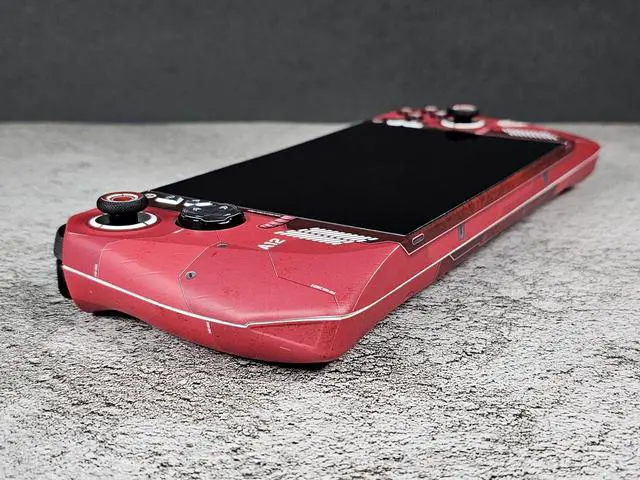 Alt view image 5 of 5 - ROG Ally 1st Generation Matte Skin, MS-06S Red Zaku II Edition, Full Wrapping Matte Vinyl Skin for ROG Ally 1st Generation (Designed by POP SKIN)