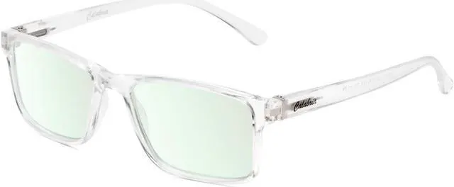 Alt view image 2 of 5 - Medspex L2007 Photochromic Transition Glasses Clear Crystal/Teal Green Therapeutic Color Therapy Light Sensitivity Men Women