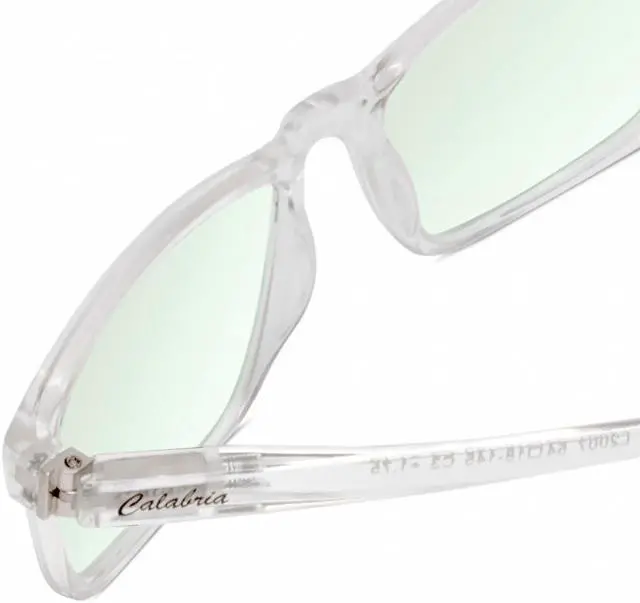 Alt view image 5 of 5 - Medspex L2007 Photochromic Transition Glasses Clear Crystal/Teal Green Therapeutic Color Therapy Light Sensitivity Men Women