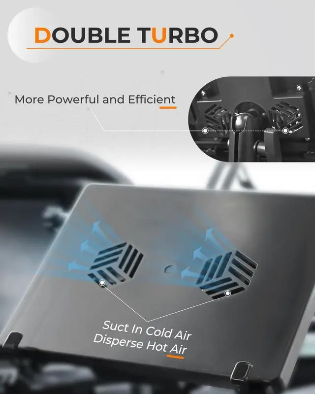 Alt view image 4 of 5 - MELIPRON Vehicle Laptop Mount for Truck Car Van Universal Laptop Stand Holder with 3 Types Mounting Brackets for Front Passenger Seat