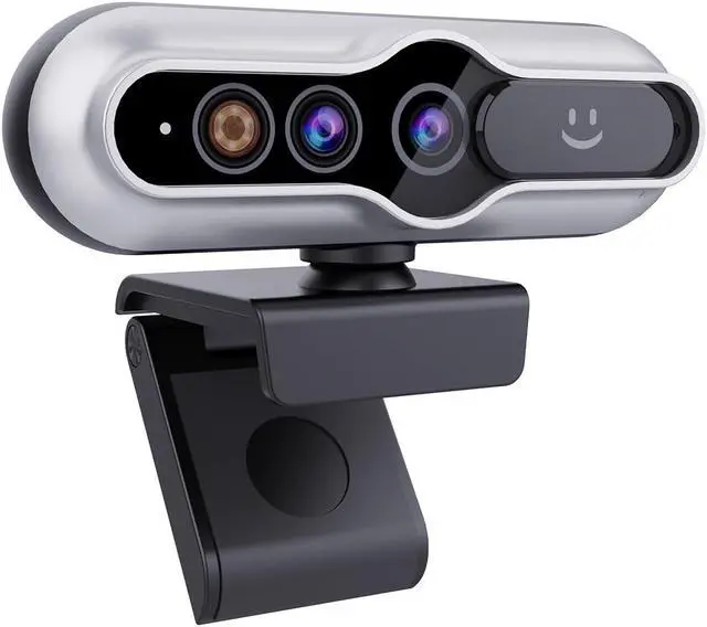 Main image of MOERTEK Face Recognition Webcam, 2K HD Windows Hello Webcam with Noise-reducing Mic, Privacy Cover, 84degFOV, Plug and Play, Works for Skype, Zoom, FaceTime, Idea for Business Meeting, Online Calling