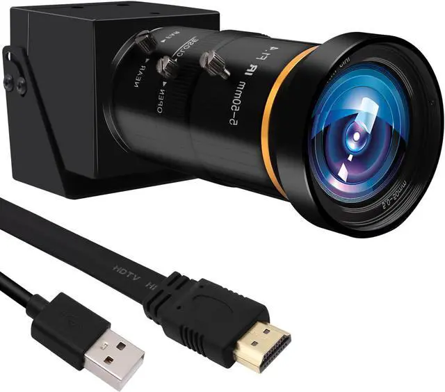 Main image of MMlove 4K HDMI USB Camera 30FPS Webcam 10X Variable Focus 5-50mm Zoom Lens H.265 2X Digital Zoom PC Streaming Close up Zoom in and Out Web Camera for Conference Classes
