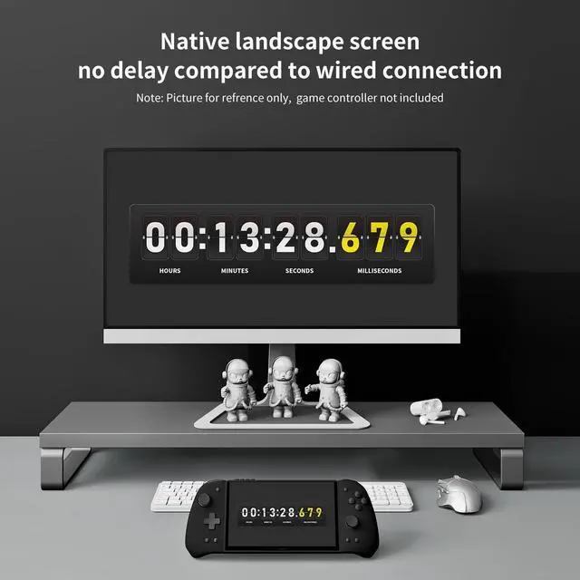 Alt view image 5 of 5 - PeakDo 7" 60Hz Streaming Gaming Handheld 0 Latency 100ft Wireless Game Console Screen for PC,Xbox,PS5/4,Switch,Portable Monitor Touchscreen USB C HDMI External Gaming Monitor(V3)