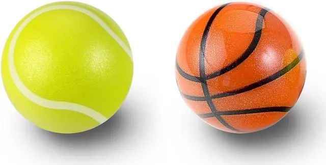 Main image of Perixx PERIPRO-303X2K 1.34 inches Sports Trackball 2 pcs Pack for trackball Mouse - Basketball and Tennis Ball Design - Compatible for M570, M575, PERIMICE-517/520/717/720, and Others