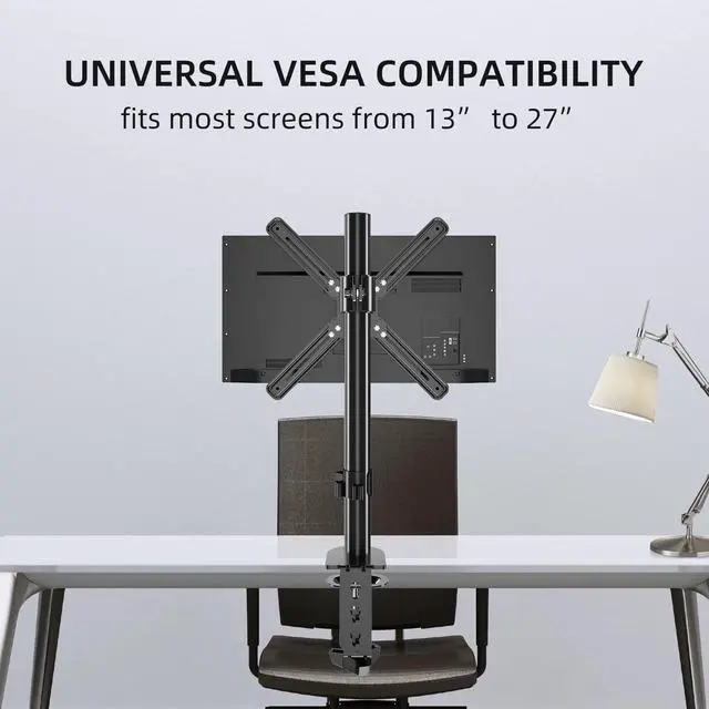 Alt view image 5 of 5 - Single Monitor Desk Mount, Single Monitor Mount of Non-VESA Mount Adapter, Single Monitor Arm, Monitor Arm Mount, Monitor Desk Mount, Grommet Monitor Mount, Heavy Duty Monitor Arm, Desk Monitor Mount