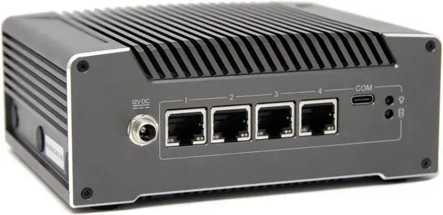 Alt view image 2 of 5 - Protectli Vault V1410-4 Port, Micro Appliance/Mini PC - N5105, 4X 2.5G NICs, 8GB LPDDR RAM on-Board, 32GB eMMC on-Board