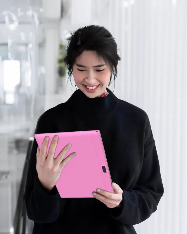 Alt view image 4 of 5 - Tablet 64GB 10 Inch Tablet, Android Tablets, 6000mAh Battery Quad Core HD Touch Screen Tableta Computer 2MP+8MP Dual Cameras WiFi BT Google Play Tabletas. (Pink)
