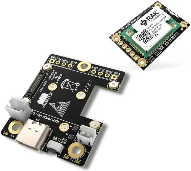 Alt view image 3 of 5 - RAKwireless WisBlock Mini Meshtastic Starter Kit US915 (Mini Starter Kit with RAK19003 Base)