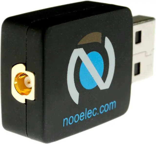 Alt view image 2 of 5 - NESDR Nano 2 Plus - Tiny Black RTL-SDR USB Set (RTL2832U & R820T2) with Ultra-Low Phase Noise 0.5PPM TCXO, MCX Antenna