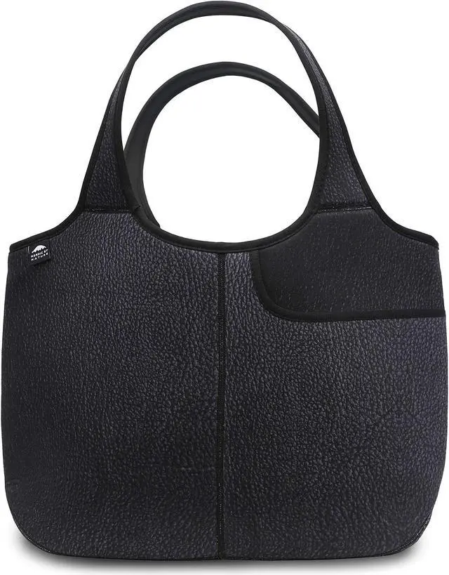 Main image of Women's Soft Tote Shoulder Bag Neoprene Handbag Laptop Computer Travel Bag Purse (Faux Leather Print)