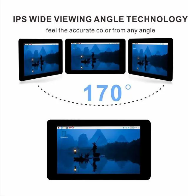 Alt view image 2 of 5 - OSOYOO 7inch DSI Screen V4.0 kit for Raspberry Pi 7inch DSI Screen V4.0