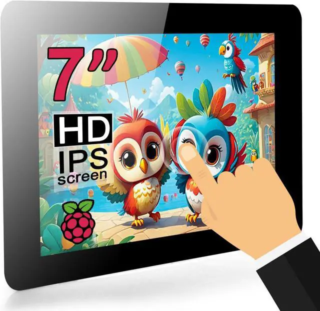 Main image of OSOYOO 7inch DSI Screen V4.0 kit for Raspberry Pi 7inch DSI Screen V4.0