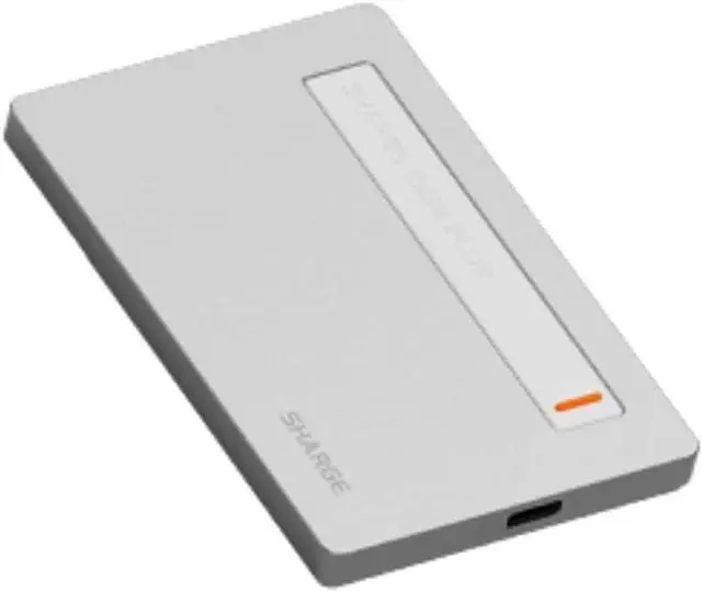Alt view image 4 of 5 - sharge Disk Plus SSD Enclosure M.2 2280 NVMe Data Transfer 10Gbps USB C 3.2 Gen2 Storage 4TB, World's Thinnest 0.24" Aluminum Enclosure with 100W Cable for MacBook, iPhone 16(SSD not Included)