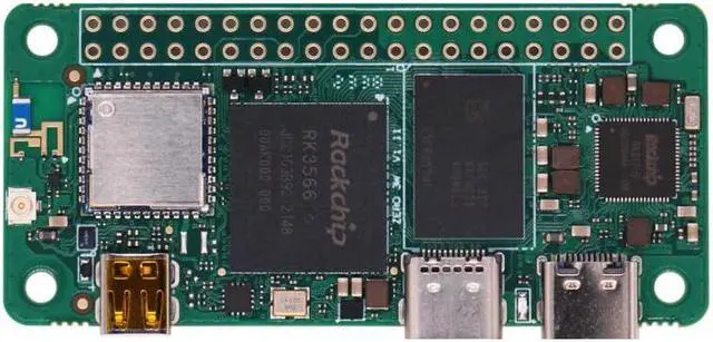 Main image of Radxa Zero 3W RK3566 4-core CPU SBC, GPU, NPU, HDMI with 1080P Output, Single Board Computer (Radxa Zero 3W 2GB Without GPIO)