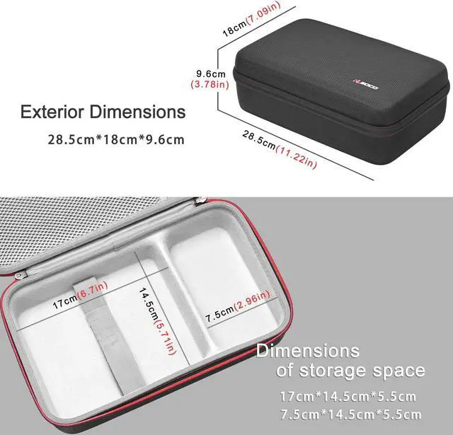 Alt view image 5 of 5 - RLSOCO Hard Case for Beelink SER8/SER9 Pro/SEi14/SER9 Mini PC (Case Only)
