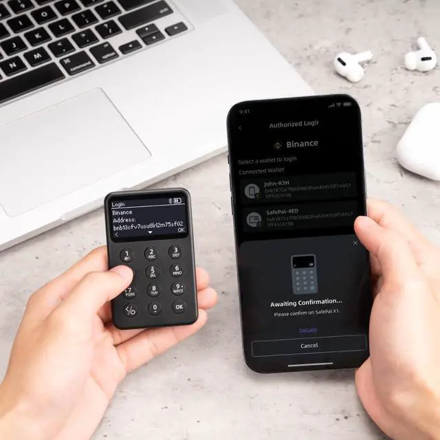 Alt view image 4 of 5 - SafePal X1 - Open-sourced Bluetooth Cryptocurrency Hardware Wallet, Cold Storage for Bitcoin, Ethereum, Solana and More Tokens & NFTs, Secure Private Key, Mnemonic Phrase in Cold Wallet